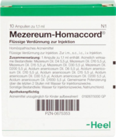 MEZEREUM HOMACCORD Ampullen