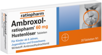 AMBROXOL-ratiopharm 60 mg Hustenlöser Tabletten