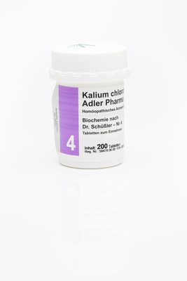 BIOCHEMIE Adler 4 Kalium chloratum D 6 Tabletten