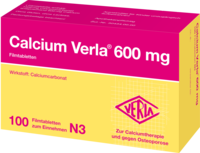 CALCIUM VERLA 600 mg Filmtabletten