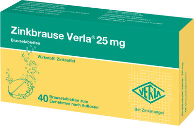 ZINKBRAUSE Verla 25 mg Brausetabletten