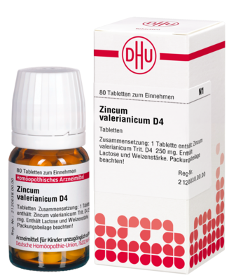 ZINCUM VALERIANICUM D 4 Tabletten