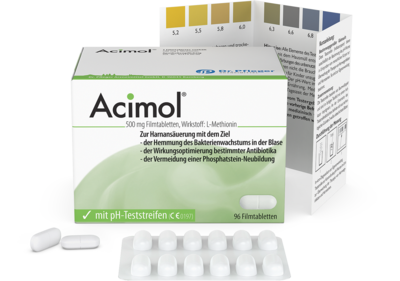 ACIMOL mit pH Teststreifen Filmtabletten