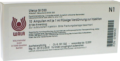 UTERUS GL D 30 Ampullen