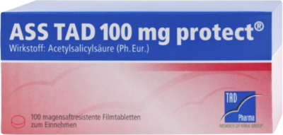 ASS TAD 100 mg protect magensaftres.Filmtabletten