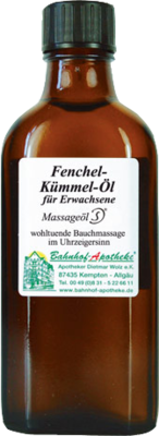 FENCHEL KÜMMEL Öl f.Erwachsene Massageöl