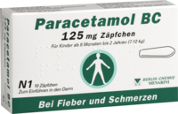 PARACETAMOL BC 125 mg Suppositorien