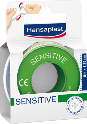 HANSAPLAST Fixierpfl.Sensitive 1,25 cmx5 m