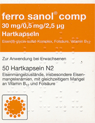 FERRO SANOL comp. Hartkaps.m.msr.überz.Pellets