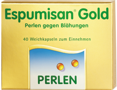 ESPUMISAN Gold Perlen gegen Blähungen