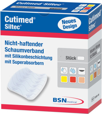 CUTIMED Siltec Schaumverb.20x20 cm nicht haftend