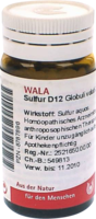 SULFUR D 12 Globuli