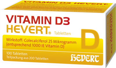 VITAMIN D3 HEVERT Tabletten