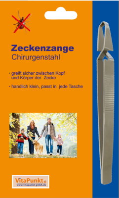 ZECKENZANGE geriffelt Chirurgenstahl