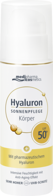 HYALURON SONNENPFLEGE Körper Creme LSF 50+