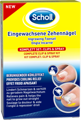 SCHOLL Eingewachsene Zehennägel Clips & Spray