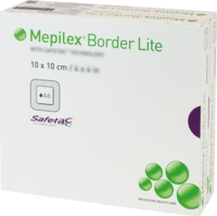 MEPILEX Border Lite Schaumverb.10x10 cm steril