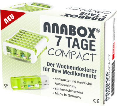 ANABOX Compact 7 Tage Wochendosierer grün/weiß