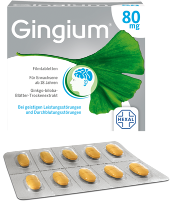 GINGIUM 80 mg Filmtabletten