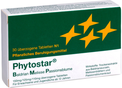 PHYTOSTAR Baldrian Melisse Passionsb.150/125/110mg