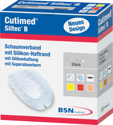 CUTIMED Siltec B Schaumverb.13x16 cm oval