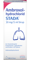 AMBROXOLHYDROCHLORID STADA 30 mg/5 ml Sirup